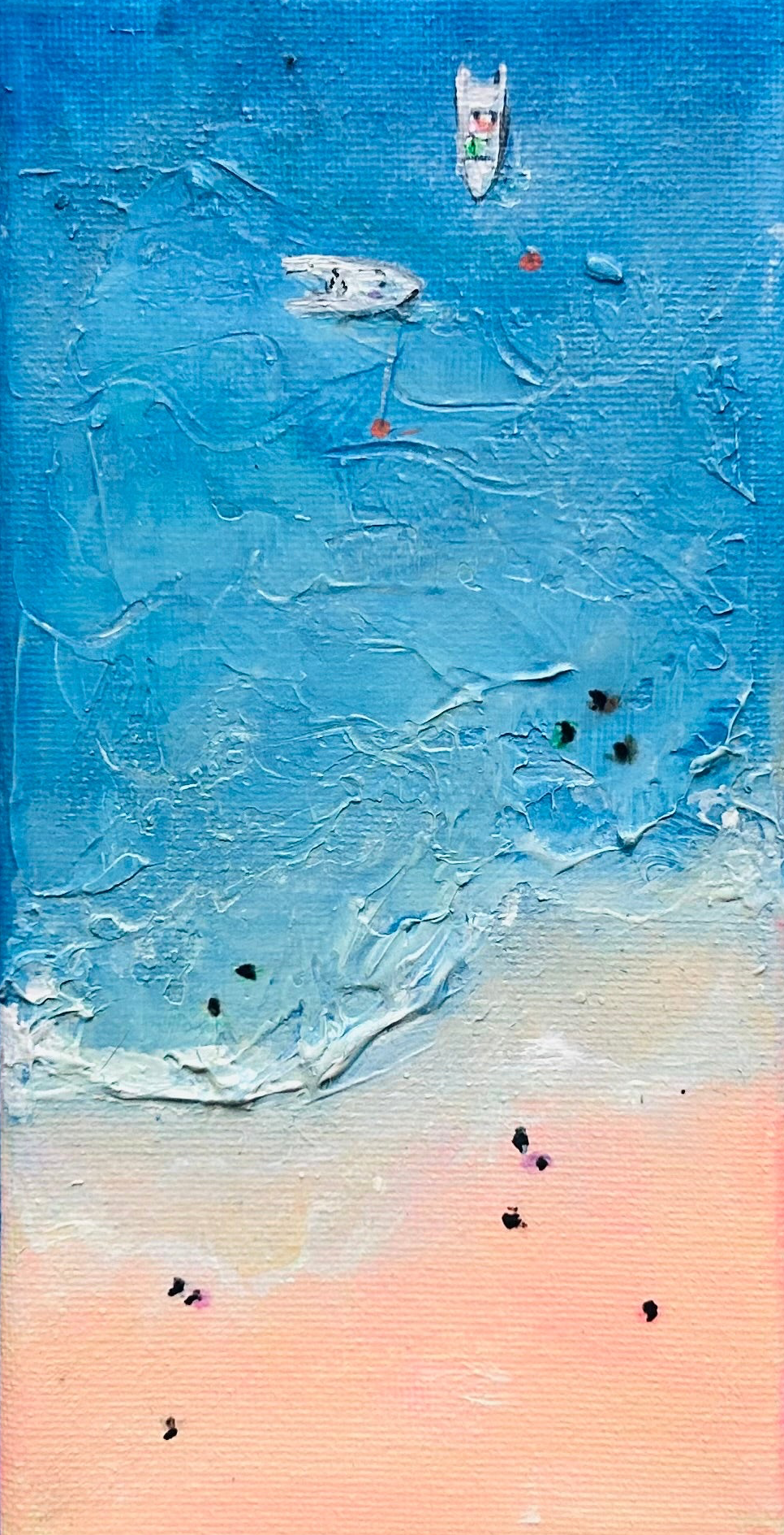 Shoreline stories – Three Original Coastal Paintings
