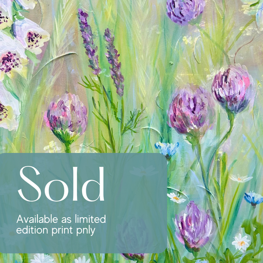 The Meadow Floor, original painting (sold, available as prints)