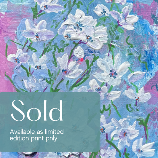 The First Phlox, original painting (sold, available as prints)