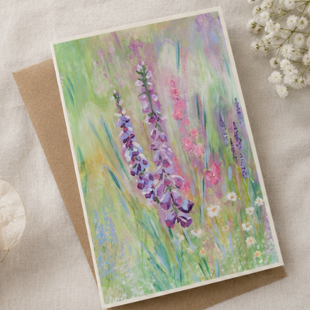 Wildflower Meadow Greetings Card