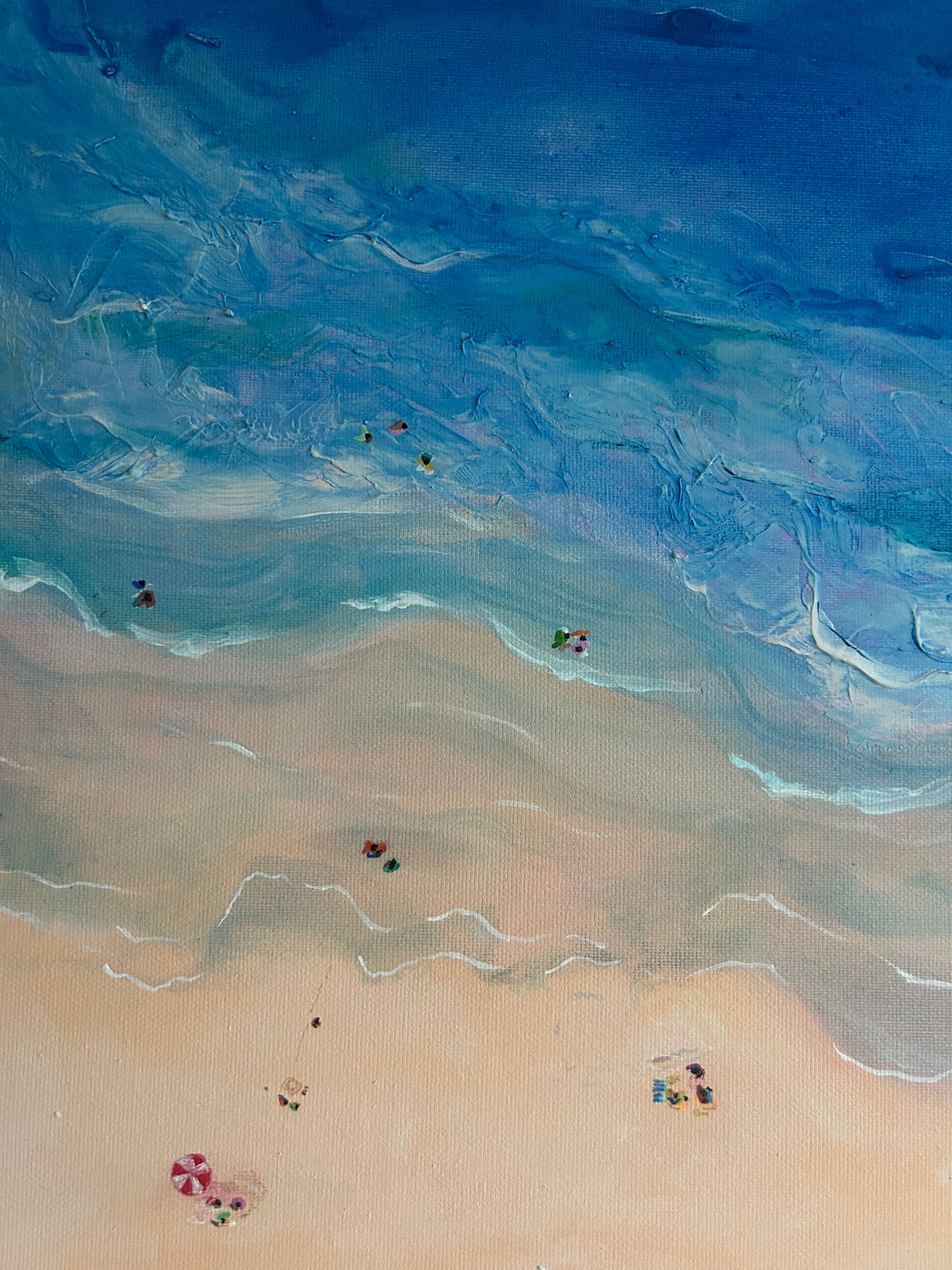 Above the Sea – Original Framed Coastal Painting