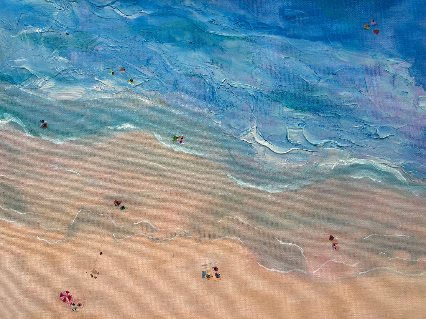 Above the Sea – Original Framed Coastal Painting