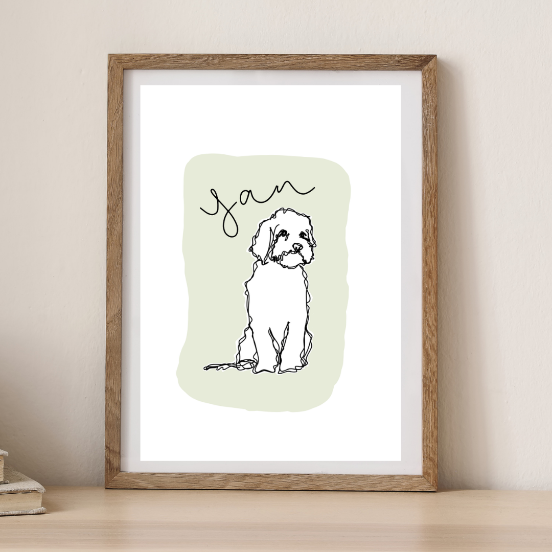 Personalised Pet Print – Custom Pet Portraits for Loved, Missed & New Companions