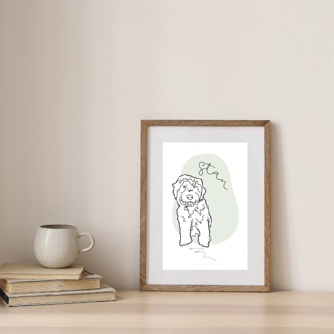 Personalised Pet Print – Custom Pet Portraits for Loved, Missed & New Companions