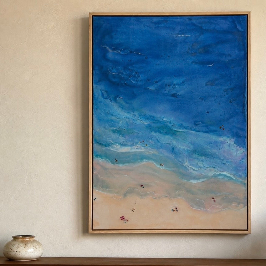 Above the Sea – Original Framed Coastal Painting