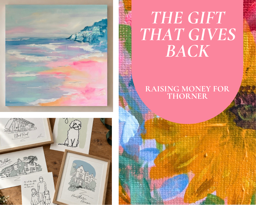 The Gift that gives back: raising money for Thorner, paintings and illustrations by Yorkshire artist Ella Cairns
